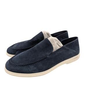 Nordstrom Axton Slip-On Loafer Shoes Round Toe Men's Navy Night Size US11M EU44